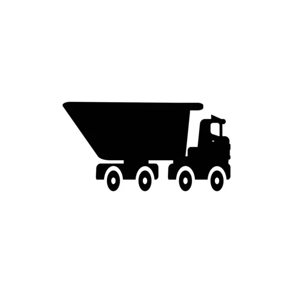 Іконка Вантажівки Векторний Дизайн Ілюстрації — стоковий вектор