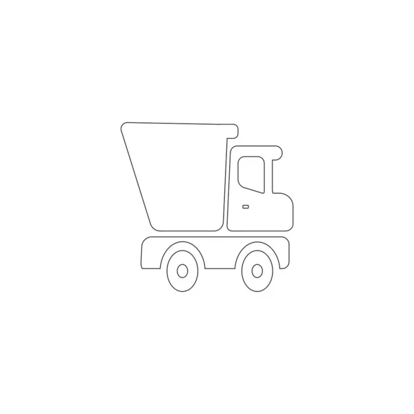 Este Projeto Ilustração Vetor Ícone Caminhão —  Vetores de Stock