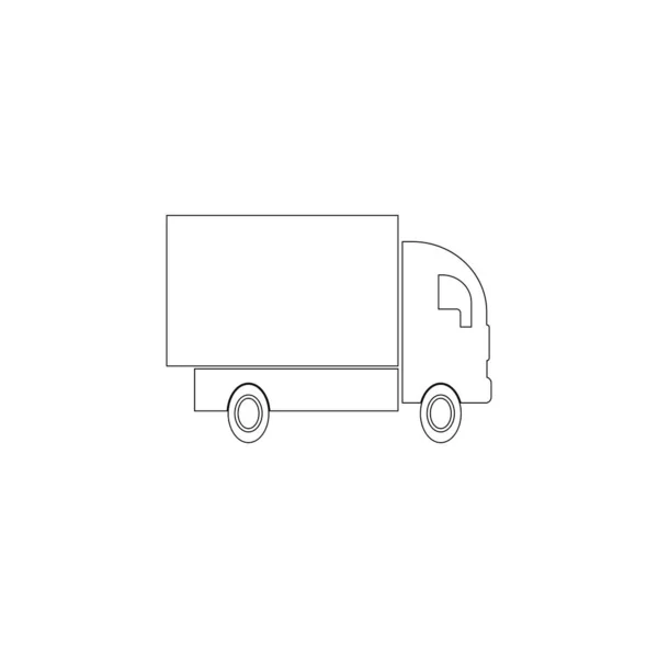 Questo Camion Icona Vettoriale Illustrazione Design — Vettoriale Stock