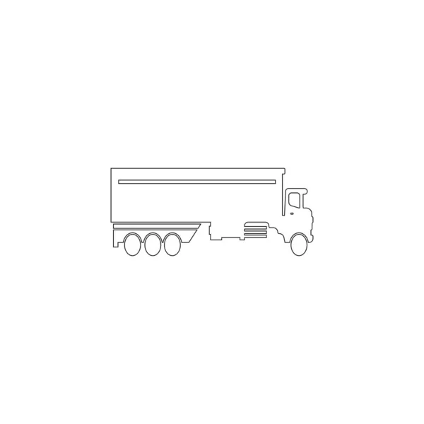 Truck Icon Vector Illustration Design — Stok Vektör