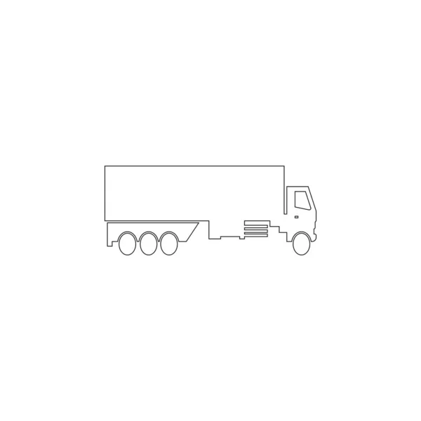 Este Projeto Ilustração Vetor Ícone Caminhão —  Vetores de Stock