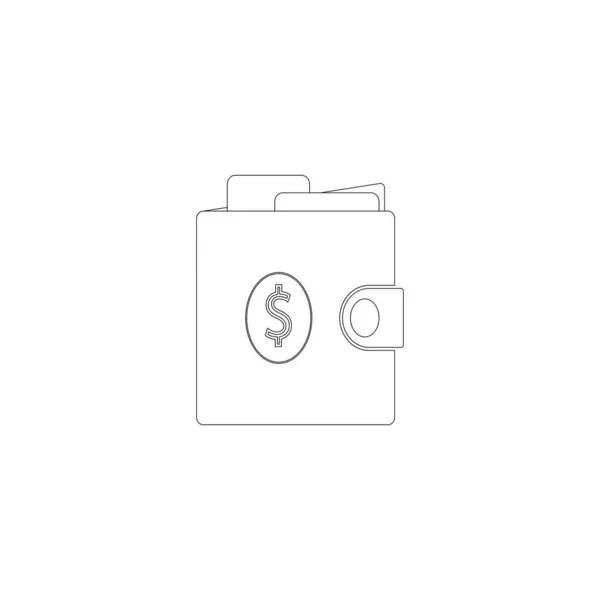 Wallet Icon Vector Illustration Design — Stock Vector