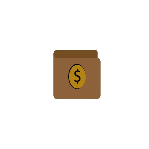 Wallet Icon Vector Illustration Design — Vetor de Stock