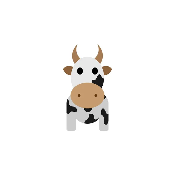 Est Une Icône Vache Vecteur Illustration Design — Image vectorielle