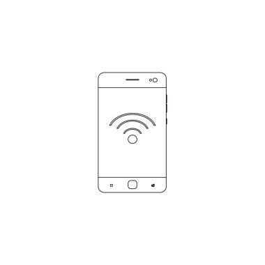 Bu bir android cep telefonu vektör çizimi çizimi çizimi.