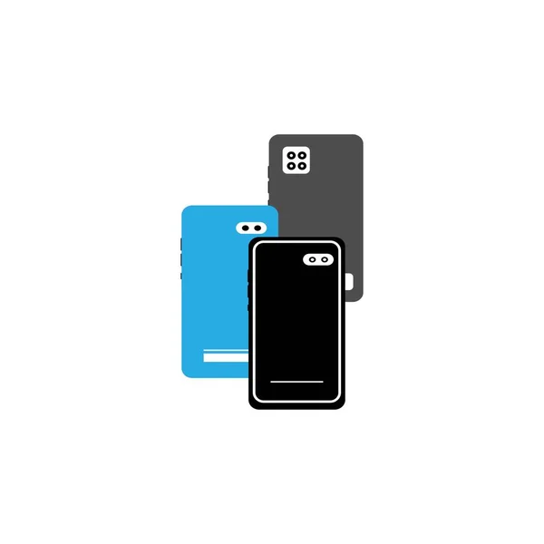 Андроїд Мобільний Телефон Векторні Ілюстрації Дизайну Ілюстрації — стоковий вектор