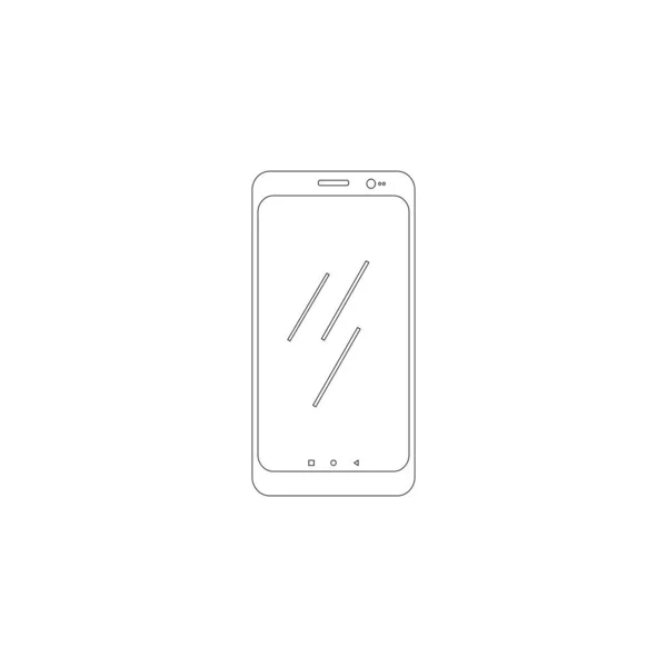Esta Una Ilustración Diseño Ilustración Vector Teléfono Móvil Androide — Vector de stock