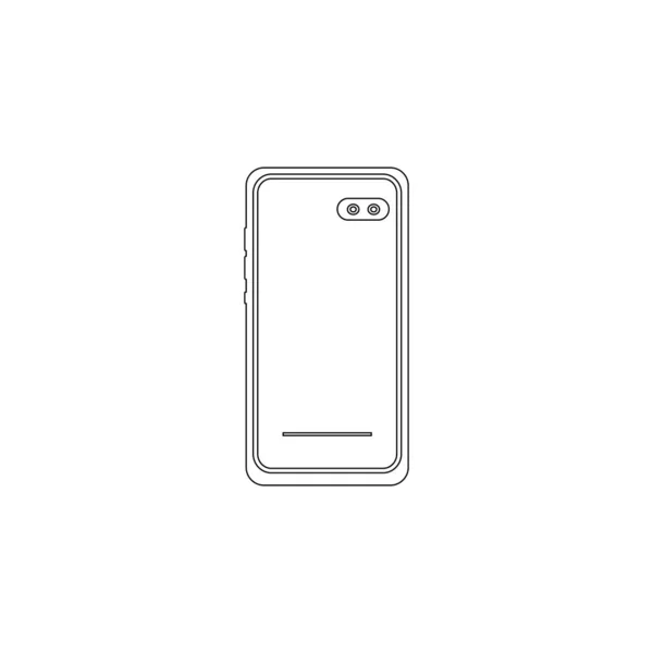 Detta Android Mobiltelefon Vektor Illustration Design Illustration — Stock vektor