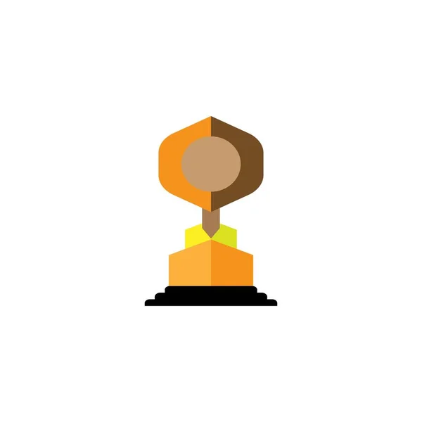 Dit Een Trofee Pictogram Vector Illustratie Ontwerp — Stockvector