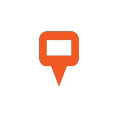 Bu logo pin ikonu vektör illüstrasyonu