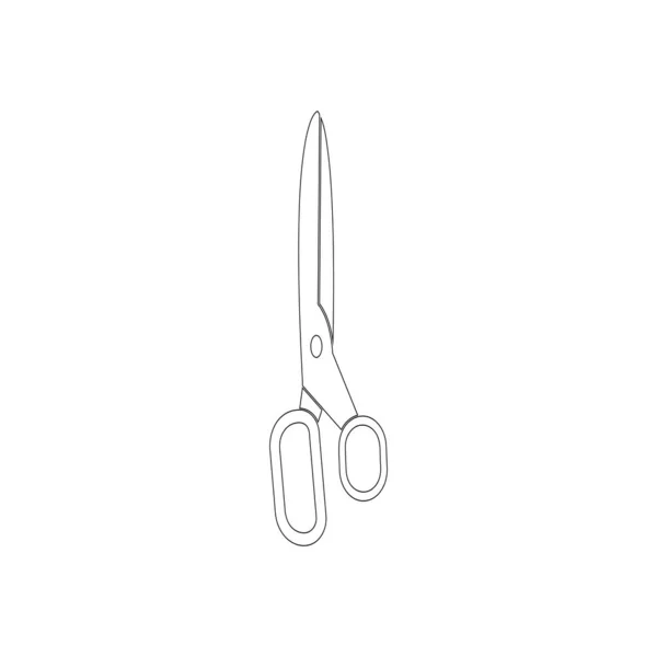 Scissors Icon Vector Illustration — Archivo Imágenes Vectoriales