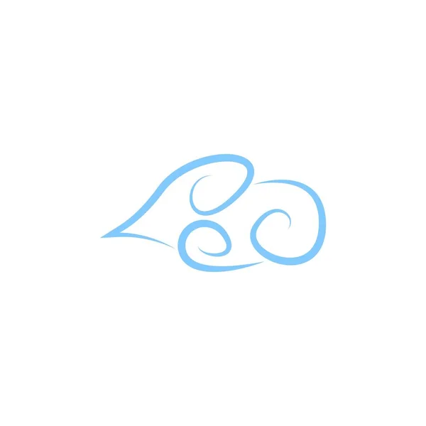 Bu bir bulut vektör çizimi tasarımı.