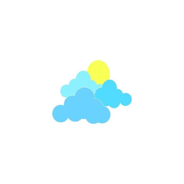 Dit Een Cloud Vector Pictogram Illustratie Ontwerp — Stockvector