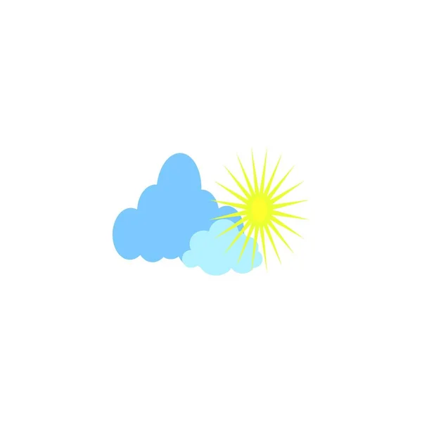 Cloud Vector Icon Illustration Design — Stock Vector