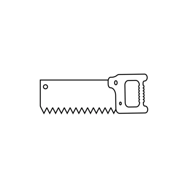 これはチェーンソーのベクトル アイコンのイラストデザインです — ストックベクタ