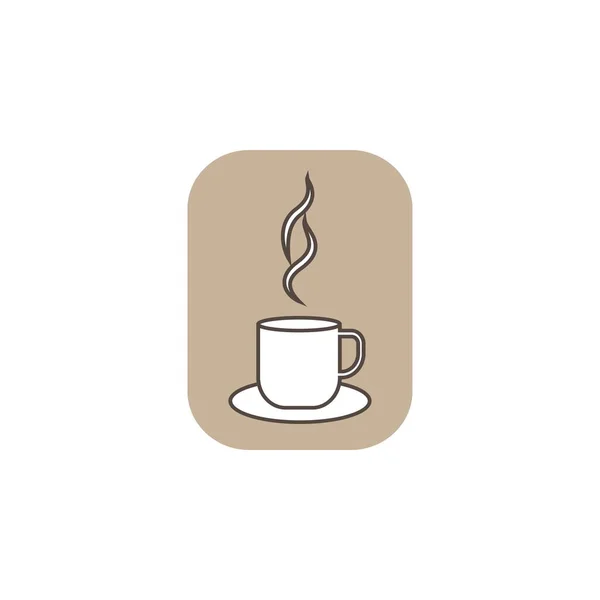 Este Elemento Ilustración Diseño Icono Vector Café — Vector de stock