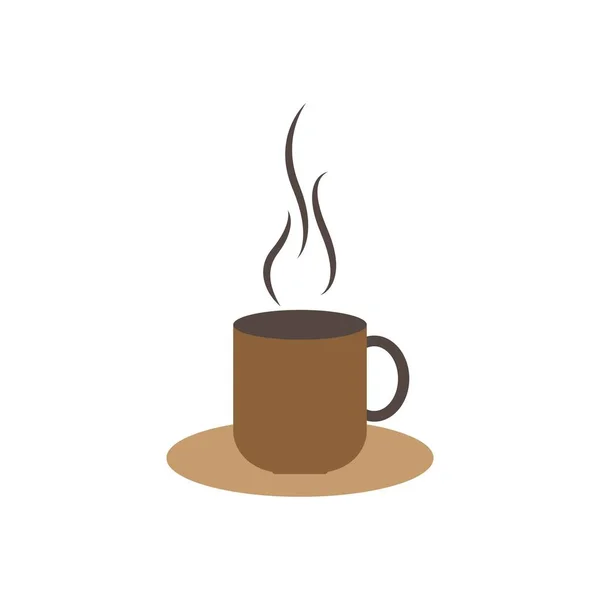 Este Elemento Ilustración Diseño Icono Vector Café — Vector de stock