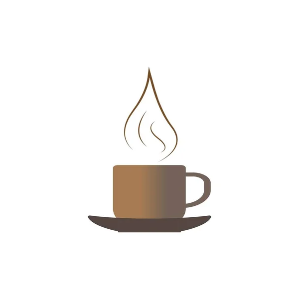 こちらはコーヒーベクトルのアイコンデザインイラストです — ストックベクタ