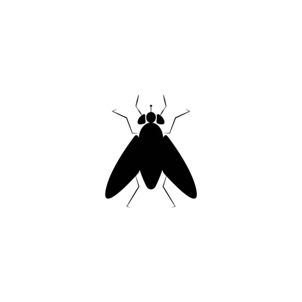 这是一个苍蝇矢量图标的设计 — 图库矢量图片
