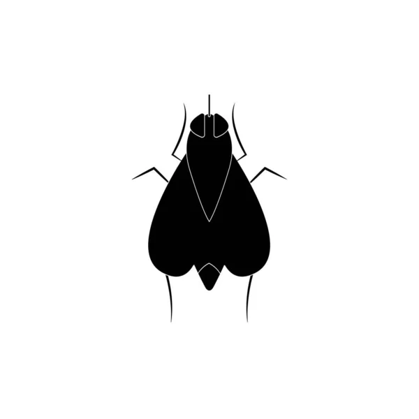 这是一个苍蝇矢量图标的设计 — 图库矢量图片