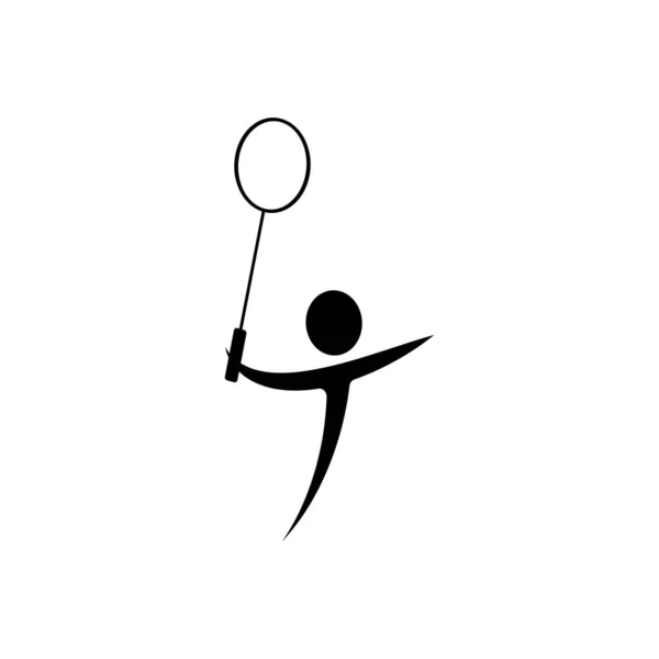 Dies Ist Badminton Vektor Vorlage Icon Design Illustration — Stockvektor