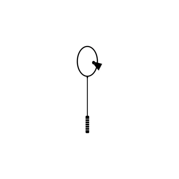 Dette Badminton Vektor Skabelon Ikon Design Illustration – Stock-vektor