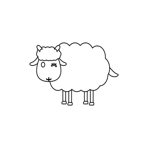 Jest Element Wektor Owiec Ilustracji Projektu — Wektor stockowy