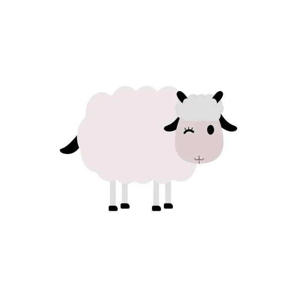 Est Une Illustration Vectorielle Élément Mouton — Image vectorielle
