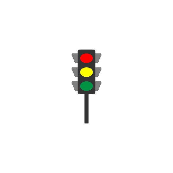 Egy Közlekedési Lámpa Ikon Vektor Illusztráció Tervezés — Stock Vector