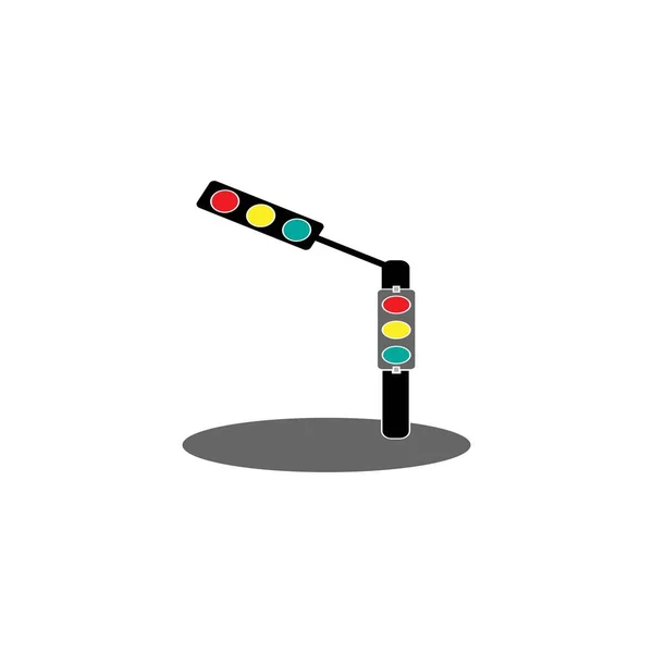 Egy Közlekedési Lámpa Ikon Vektor Illusztráció Tervezés — Stock Vector