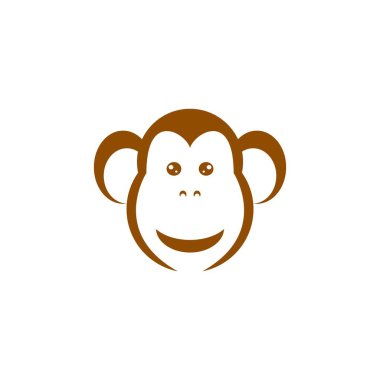 Bu bir maymun ikon vektör çizim elementi.