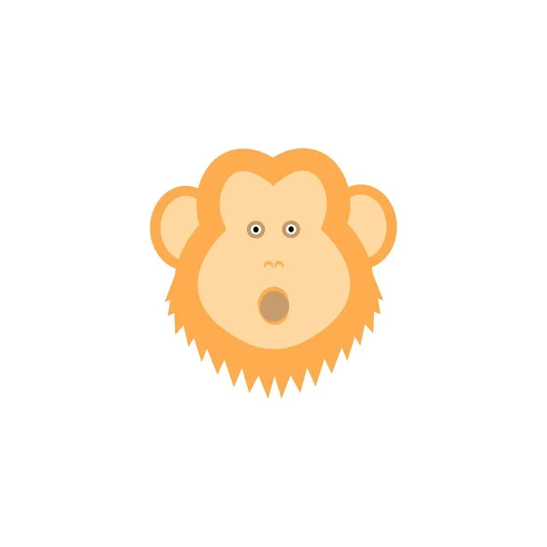 Monkey Icon Vector Illustration Design Element — Stock Vector