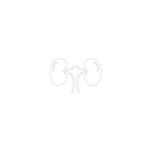 Логотип Векторного Значка Kidney — стоковый вектор