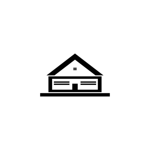 Ícone Home Logotipo Design Vetor Ilustração — Vetor de Stock