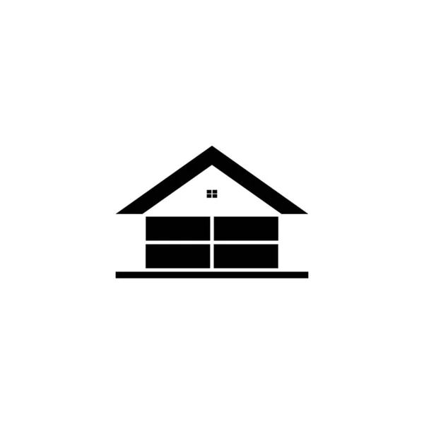 Ícone Home Logotipo Design Vetor Ilustração —  Vetores de Stock