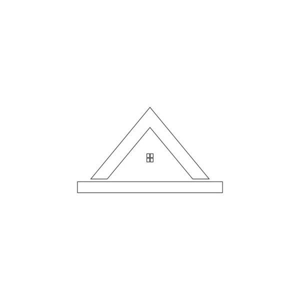 Inicio Icono Logo Vector Diseño Ilustración — Vector de stock