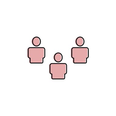 Bu grup simgesi logo vektör çizimi tasarımı