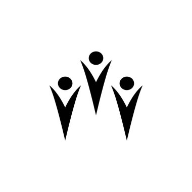 Bu grup simgesi logo vektör çizimi tasarımı