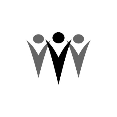 Bu grup simgesi logo vektör çizimi tasarımı