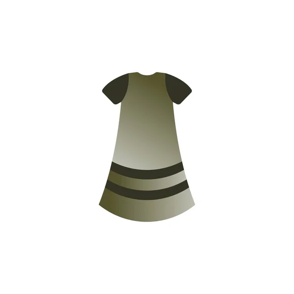 Bu bir elbise simgesi vektör çizimi tasarımı