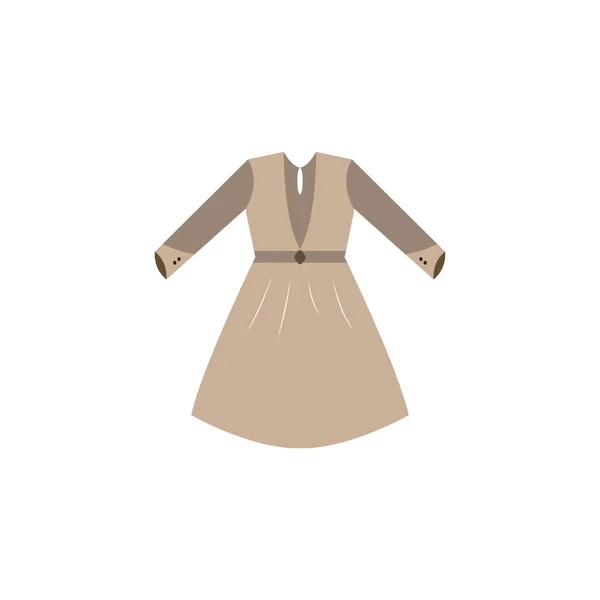 Bu bir elbise simgesi vektör çizimi tasarımı