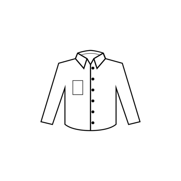 Est Une Icône Shirt Vectoriel Illustration Design — Image vectorielle