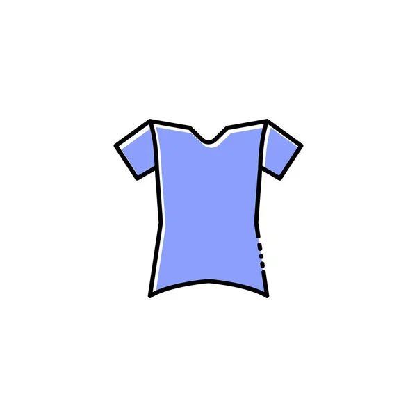 Jest Ikona Wektora Koszuli Projekt Ilustracji — Wektor stockowy