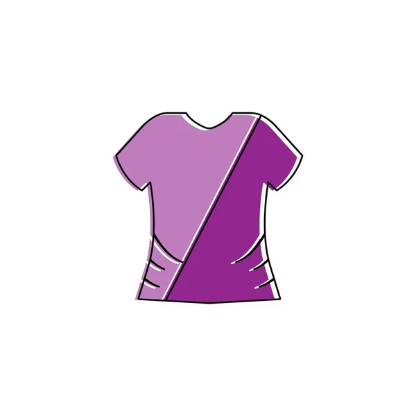 Tshirt Icon Implication Design — стоковый вектор