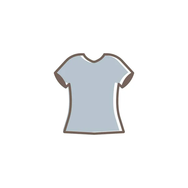 이것은 티셔츠 아이콘 일러스트 디자인입니다 — 스톡 벡터