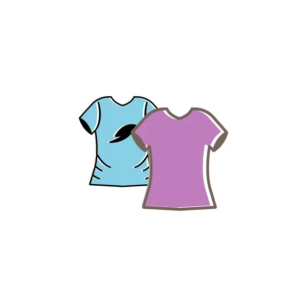 Questo Disegno Illustrazione Vettoriale Icona Tshirt — Vettoriale Stock