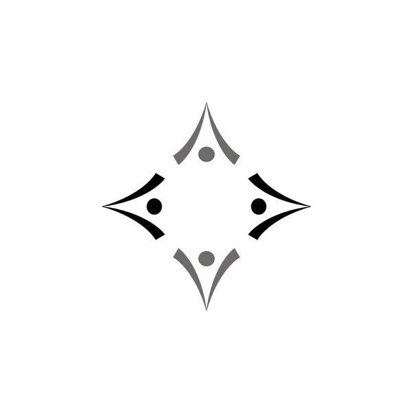 Questo Gruppo Icona Logo Vettoriale Illustrazione Design — Vettoriale Stock