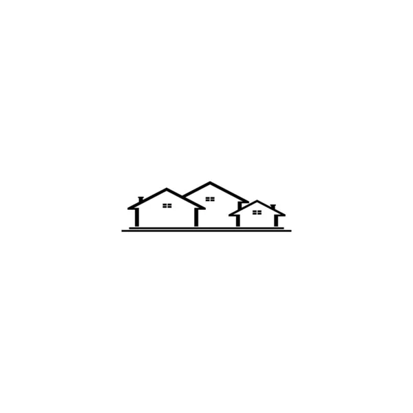 これは家のアイコンベクトルのイラストデザインです — ストックベクタ