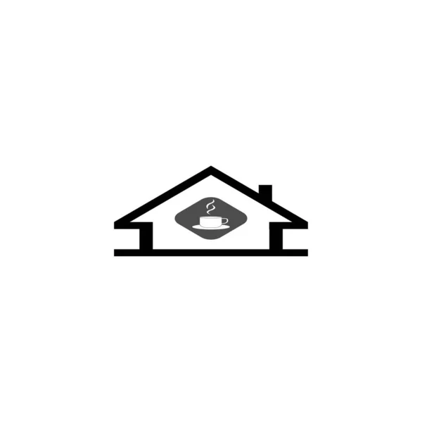 これは家のアイコンベクトルのイラストデザインです — ストックベクタ