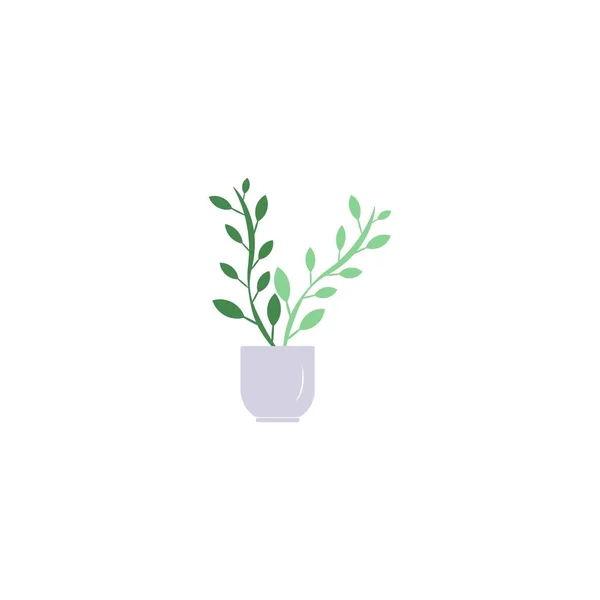 Αυτό Είναι Ένα Εικονίδιο Διανυσματικού Σχεδιασμού Διακοσμητικών Φυτών — Διανυσματικό Αρχείο